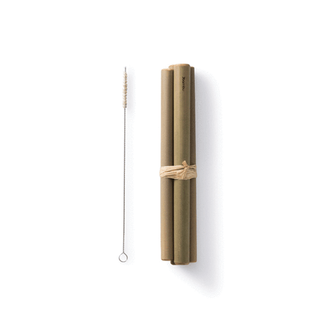 Jumbo Bamboo Straw Set