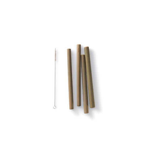 Jumbo Bamboo Straw Set