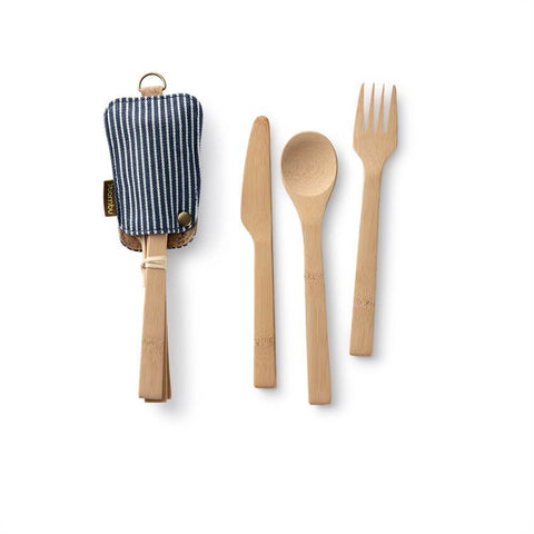 Utensil Set with Eco-Conscious Pouch