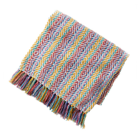 Rainbow Rethread Throw