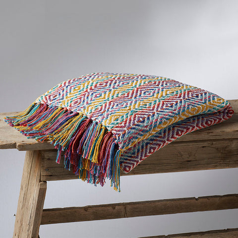 Rainbow Rethread Throw