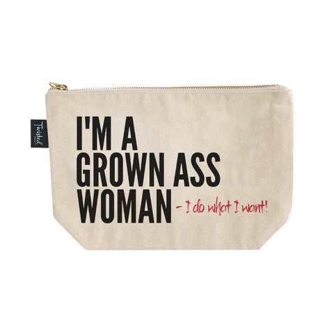 I'm A Grown Ass Woman Large Pouch