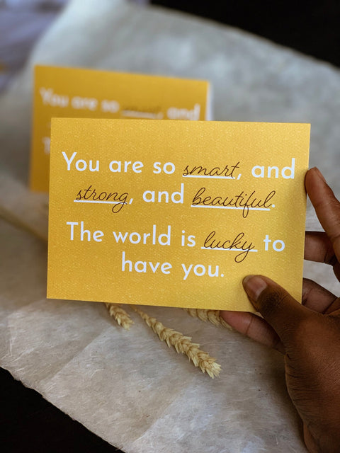 Aya Greeting Card: Affirmation