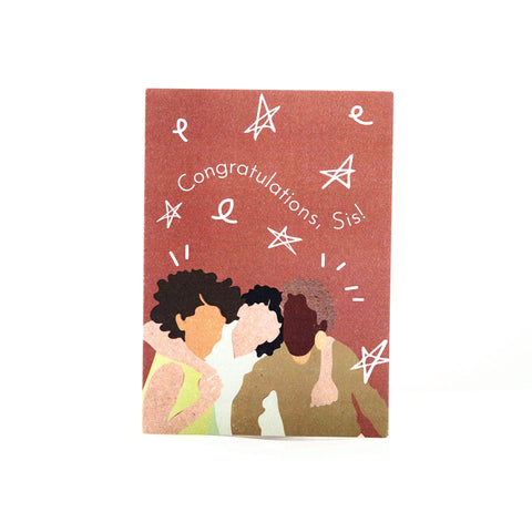 Aya Greeting Card: Congratulations Sis