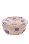 Lidded Storage Box Basket