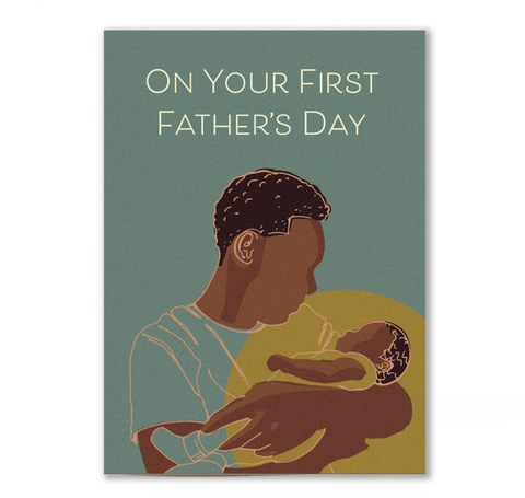 Aya Greeting Card: First Fathers Day