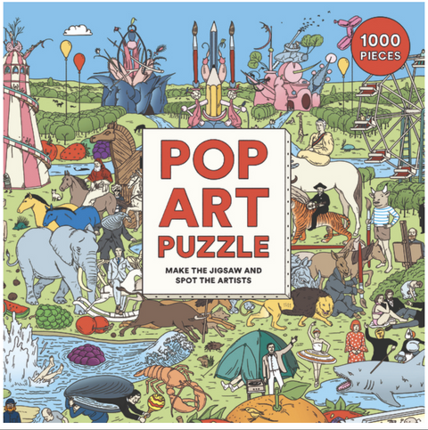 Pop Art Puzzle 1000 Piece Puzzle: Make the Jigsaw and Spot the Artists