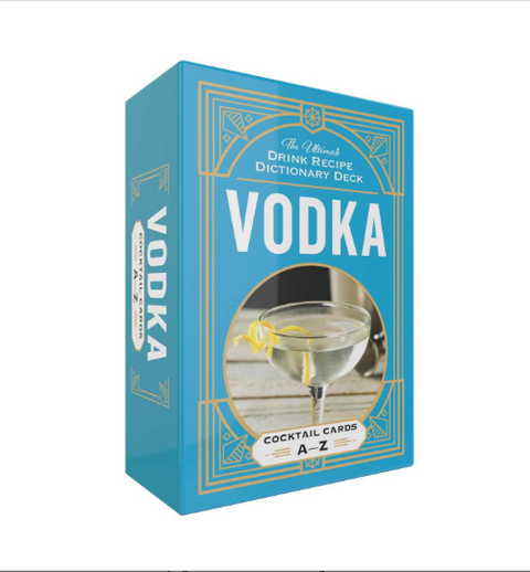 Vodka Cocktail Cards A-Z: The Ultimate Drink Recipe Dictionary Deck (Cocktail Recipe Deck)