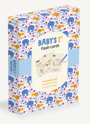 Baby's 1st Flash Cards: A Keepsake Gift Created by Baby's Family and Friends!