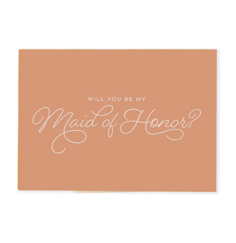 Aya Greeting Card: Maid of Honor Proposal