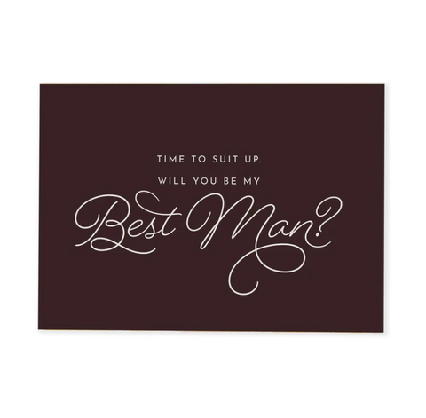 Aya Greeting Card: Best Man Proposal