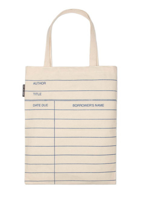 Library Card (Natural) Tote Bag