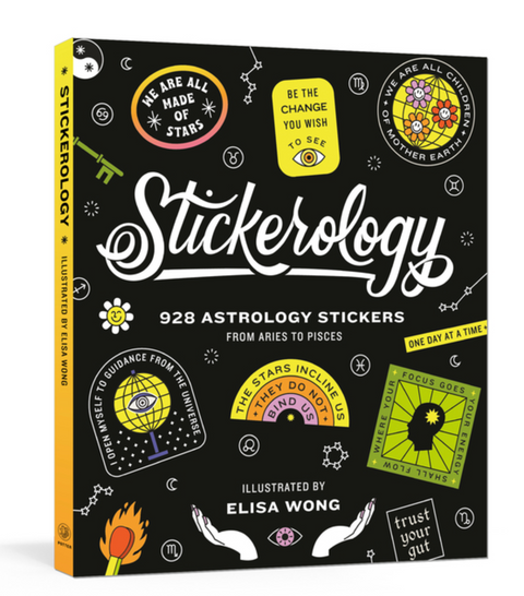 Stickerology: 928 Astrology Stickers from Aries to Pisces: Stickers for Journals, Water Bottles, Laptops, Planners, and More