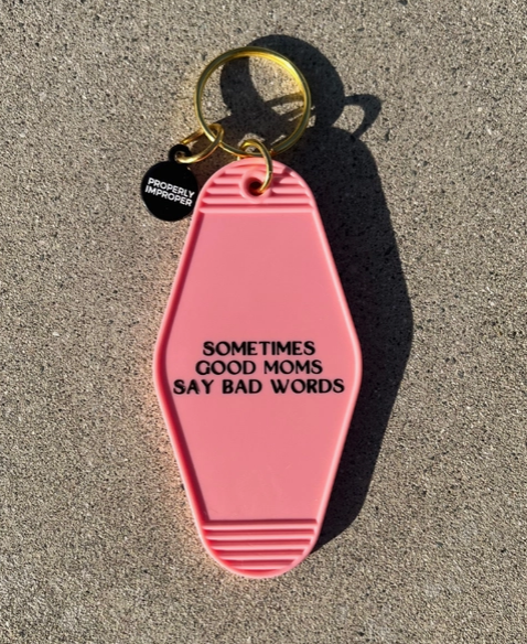 Hot Stamped Motel Keychain