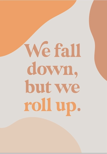 Aya Greeting Card: We Fall Down