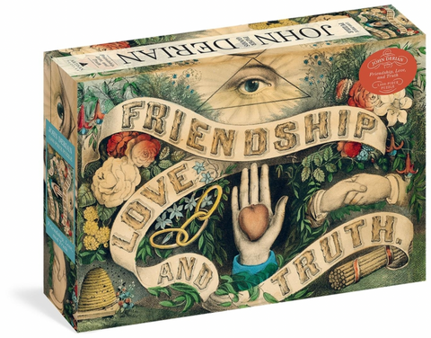 John Derian Paper Goods: Friendship, Love, and Truth 1,000-Piece Puzzle