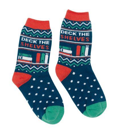 Deck The Shelves Cozy Socks