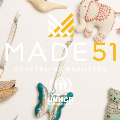 MADE51 Christmas Ornaments handcrafted by refugee artisans