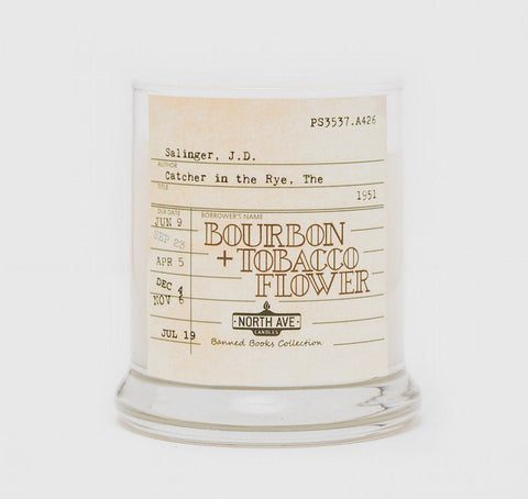 North Ave Candle: Catcher in the Rye | Bourbon + Tobacco Flower