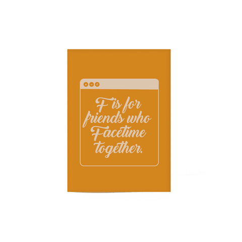 Aya Greeting Card: FaceTime Friends