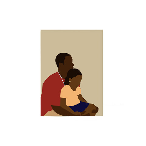 Aya Greeting Card: Daddy & Child