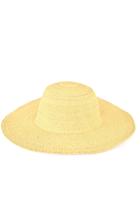 Ghanaian Straw Sun Hat (no strap)