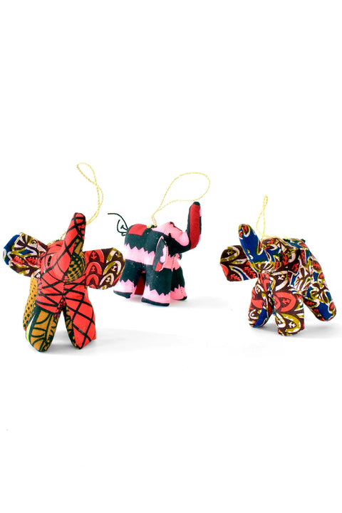 Betty's Kitenge Cloth Ornaments made in Uganda