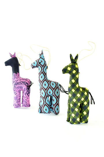 Betty's Kitenge Cloth Ornaments made in Uganda